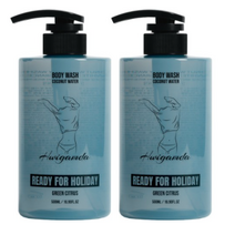 휘감다 퍼퓸 바디워시 그린 시트러스향, 20개, 500ml