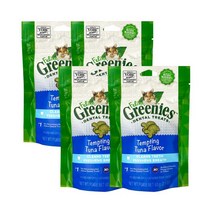 그리니즈 필라인 이빨과자 60g 고양이간식, 4개, 참치