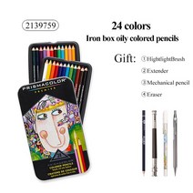프리즈마 색연필 150 132 48 72색 Prismacolor 2436 72 색상 유성 lapis de cor 예술가 드로잉 용품, 2139759-24-4선물