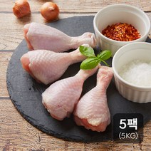 신선하닭 국내산 냉장 생닭다리 북채 5Kg, 1kg x 5팩