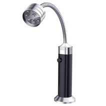 스마트 터치 10 led 바베큐 그릴 바베큐 조명 led 360도 회전 야외 캠핑 승마 램프 바베큐 액세서리 조명 도구, 푸른