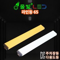 LED형광등 라인등65 주차장등, 3000K전구색, 1200mm