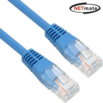 강원전자 넷메이트 NMC-U510BL CAT.5E UTP 다이렉트 케이블(블루) 10m