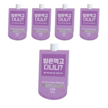 밥은먹고다니니 식사대용 WPI ISP 단백질 쉐이크 보충제 자색고구마 5p, 225g, 3개