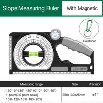 디지털 각도계 수평계 각도기 마그네틱 경사 범용 베벨 레벨 경사계 피트 풋 측정기, Measuring instrument