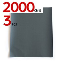 샤프 가죽 가장자리 베벨러 가장자리 스카이빙연마 와이드 셔블 샌더 diy 수제 가죽 제품 거울 사포 diy 가죽 수이, 3pcs 2000 그릿
