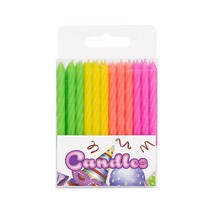 [브레드가든] 트위스트파티 양초(4색/24개입) 생일초 미니양초, 단품