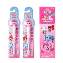 캐치티니핑 피규어 칫솔 + 치약, 하츄핑칫솔 2개 + 티니핑치약 1개