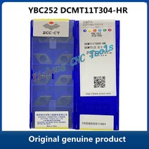 ZCC CT DCMT11T304 카바이드 절삭 공구 YBC251 선반 인서트, 01 YBC251