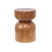 스토비투 통나무 의자 통원목 스툴 카페 인테리어, A타입(32x32x45) 티크우드