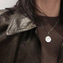 베레본 925실버 은 2IN1 이니셜 팬던트 목걸이