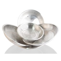 가볍고 편리한 건조 스텐 타공 채반 29cm 스테인리스세척 건조채반 다용도채반 타공볼 스텐채반 세척바구니