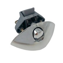 캠핑카 부품 직경 20mm 캠핑카 하프 문 푸시 잠금 RV 캐러밴 서랍 래치 버튼 장치, 1G