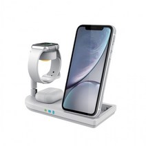 머레이 올인원 애플 삼성전용 무선충전기 거치대 F5, 애플전용 - 블랙