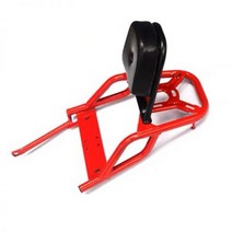 베넬리 TNT125 후방 리어랙 짐대 캐리어 선반, 레드 선반 + 등받이