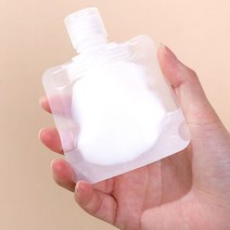 휴대용 튜브용기 화장품공병 소분공병 다용도튜브용기 여행용 화장품통, 30ml, 반투명