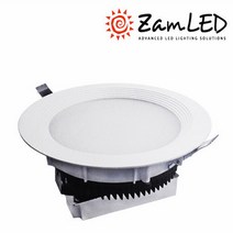 젬LED 다운라이트 8인치 40W 매입등, 주광색