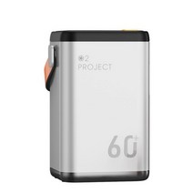 소형 휴대용 발전기 1새로운 60000mAh 66W 대용량 전원 야외 모바일 보조베터리 양방향 빠른 충전 36W 에너, 02 66W 60000mAh White