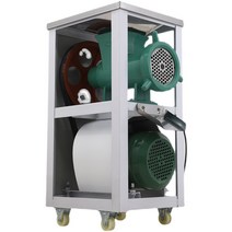 업소용 대형 분쇄기 닭 뼈 물고기 다 갈아버리는 기계, 더블 벨트 2200W 220V