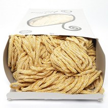 삼남뜨개실 핫이슈실 850g 10+1 면사 반짝이실 가방실 매트실 마크라메실, Hot Issue, 120 라이트 옐로우