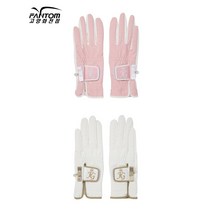 팬텀 화이트 여성 리본 진주 장식 양손 골프 장갑 221B1GV851_WH, 화이트 21