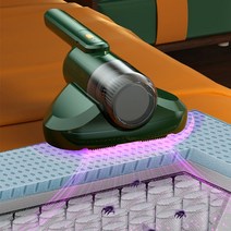 침구청소기 침대 청소기 러그 카펫 이불 UV 조명 매트리스 진공 반려동물 털 청소 분당 8000 회 교반 세척 가능한 호환 필터소파 자동차에 적합