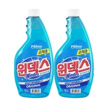 윈덱스 유리세정제 660ml 리필 2개 / 교체용 유리청소