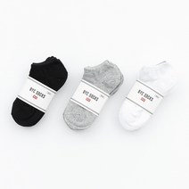 [BYC] 베이직 여자 남자 스니커즈 양말 10족 (SSW7026)