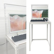 보조 카운터 테이블 1단 포스기 계산대, 블랙