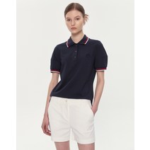 23SS 네이비 라인배색 반팔카라티셔츠 HSTS3B309N2