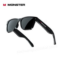 오리지널 몬스터 S01 스마트 안경 무선 블루투스 이어폰 통화 음악 오디오 스포츠 헤드셋 지능형 안경, 1.Glasses