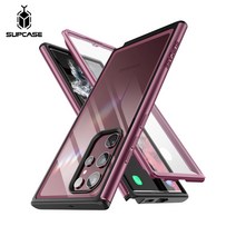 Supcase 갤럭시 S22울트라 케이스 액정보호필름 핸드폰 케이스 범퍼커버