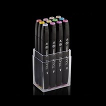 신한 터치 트윈마카 12색 세트(MC PC ST WD CG WG BGG), 신한마카12색(WARM GREY)