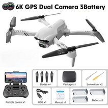 키덜트 F10 프로 드론 Profesional GPS 5G WIFI FPV 폴드 Quadcopter 6k hd 카메라 RC 비행기 25 분 헬리콥터 Dron Toys For Boy, 중국, 6K GPS 3B