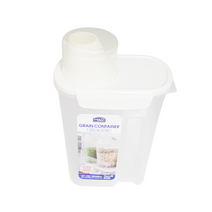 함박장터 도어 포켓 잡곡통 쌀통 시리얼통 냉장고용 보관통 HPL520 WHT 2kg (0096)