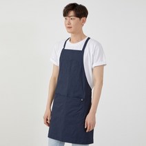 유니스토어 페더에이프런 초경량 방수앞치마, 네이비, 1개