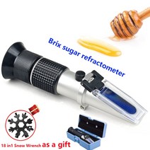 비파괴 당도계 당도측정기 당도 굴절계 0-32% 설탕 함량 검출기 휴대용 테스터 ATC 과일 주스 수프 측정 도, 01 Sugar refractometer