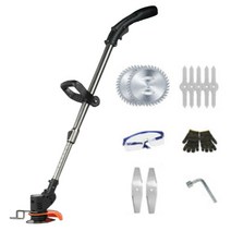 충전식 전기 예초기 무선 전동 배터리 초경량 제초기 잔디깍기, 11000mA 베터리 2