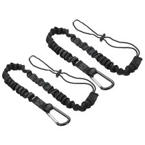 PATIKIL D 후크가 있는 공구 랜야드 2팩 88.9cm(35인치) 안전 목줄 낙하 를 위한 너비 2.5cm(1인치) 블랙, 43