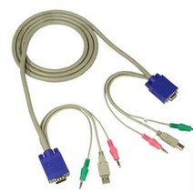 분배기 케이블 5m USB KVM STEREO 스위치 선택기, 본상품선택