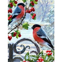 보석 십자수 다이아몬드 페인팅 새 모조 사진 자수 판매 동물 모자이크 공예 키트, 7136+Full Square 50X70cm