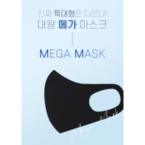 빨아쓰는 반영구 쿨링마스크 메가사이즈 특대형 XXXL, 점보, 5개