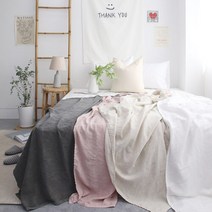 쿨리즈 인견 린넨 여름 홑이불_4color