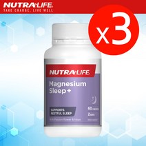 뉴트라라이프 마그네슘 슬립+ 60캡슐 3개