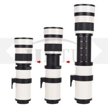 캠코더렌즈 카메라렌즈 JINTU-420-1600mm F/8.3 망원 줌 렌즈 캐논 니콘 펜탁스 올림푸스 SLR 매크로 미러, 02 Nikon
