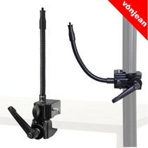 본젠 KM-191G 슈퍼 클램프 + KM-692 플렉시블암 스피곳 SET (카메라 조명 액션캠 오토폴 사진영상 촬영장비 등), 단품없음