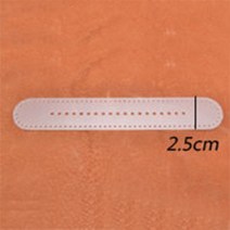 수동 가죽 DIY 팔찌 내부 코어 PVC 드로잉 플레이트 폭 1cm-2.5cm 제작 템플릿, 04 2.5cm