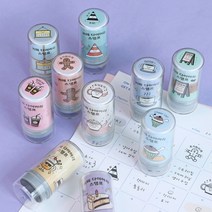 하이모리 아이코닉 하루 냥이 다이어리스탬프, 16 두근두근/