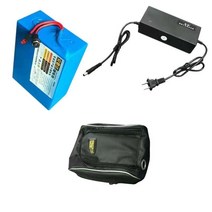 24v 36v 48v 전기자전거 리튬 배터리 20ah 가방 지원, 1개