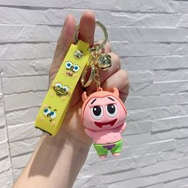 자동차키홀더링 반다이 애니메이션 pokemon 스폰지 밥 귀여운 팝 스타 키 체인 커플, 1